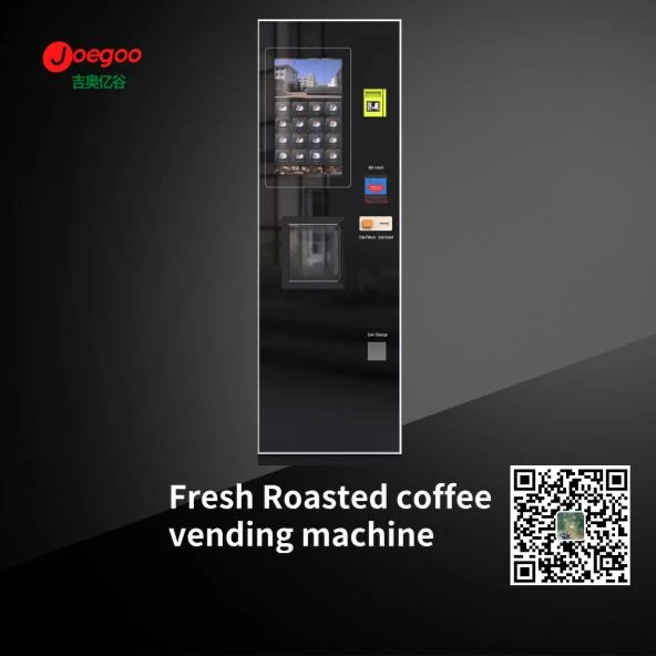 Máquina de venda automática de café torrado fresco