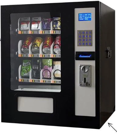 Máquina de venda automática de lanches pequena