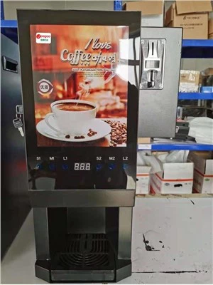 Máquina de venda de café de mesa de pequeno porte oferece máquina de chá de café instantâneo fresco