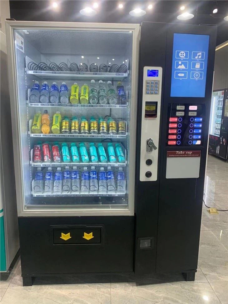 Vending Machine With Advertising Screen