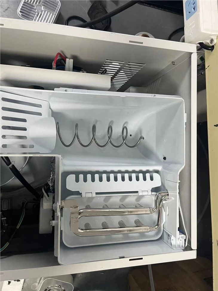 inside of iced coffee capsule machine