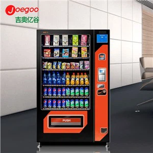 Máquina automática de venda automática de lanches de alimentos frescos